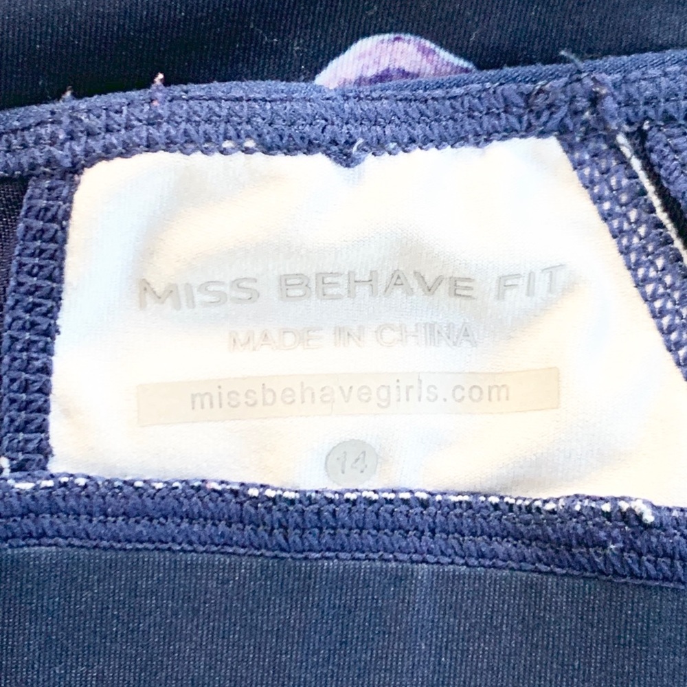 🎉🎉HP🎉🎉 RARE Miss Behave Girls Sports Bra - Picture 5 of 5